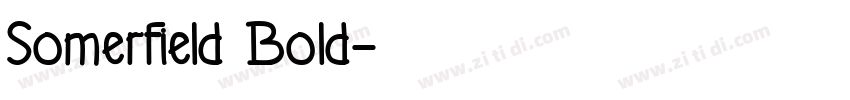 Somerfield Bold字体转换